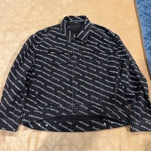 Alexander Wang⭐️Women’s Logo Jacket ⭐️Denim⭐️Size L⭐️Brand New⭐️100% Authentic⭐️